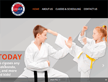 Tablet Screenshot of cemartialarts.com